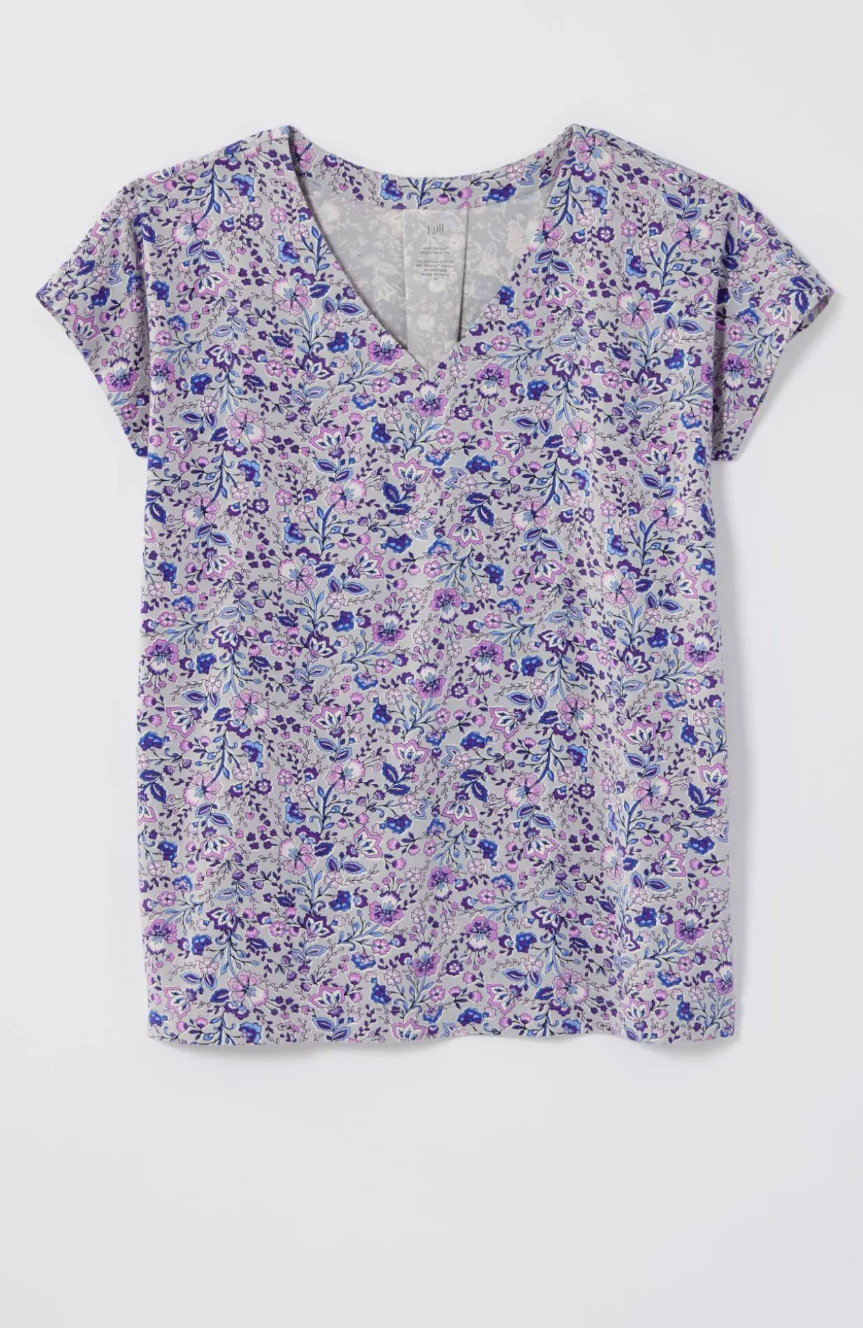 Luxe Supima® Pleat-Back Tee