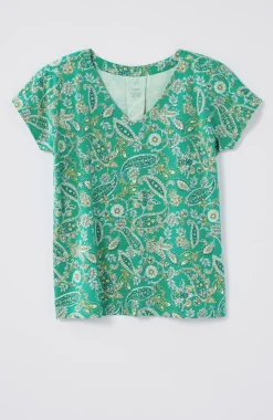 Luxe Supima® Pleat-Back Tee