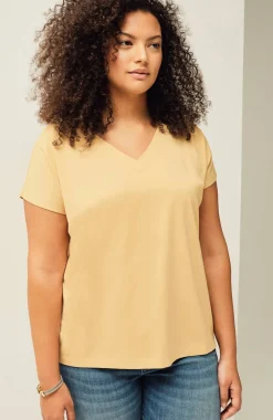 Luxe Supima® Pleat-Back Tee