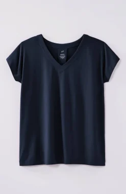 Luxe Supima® Pleat-Back Tee