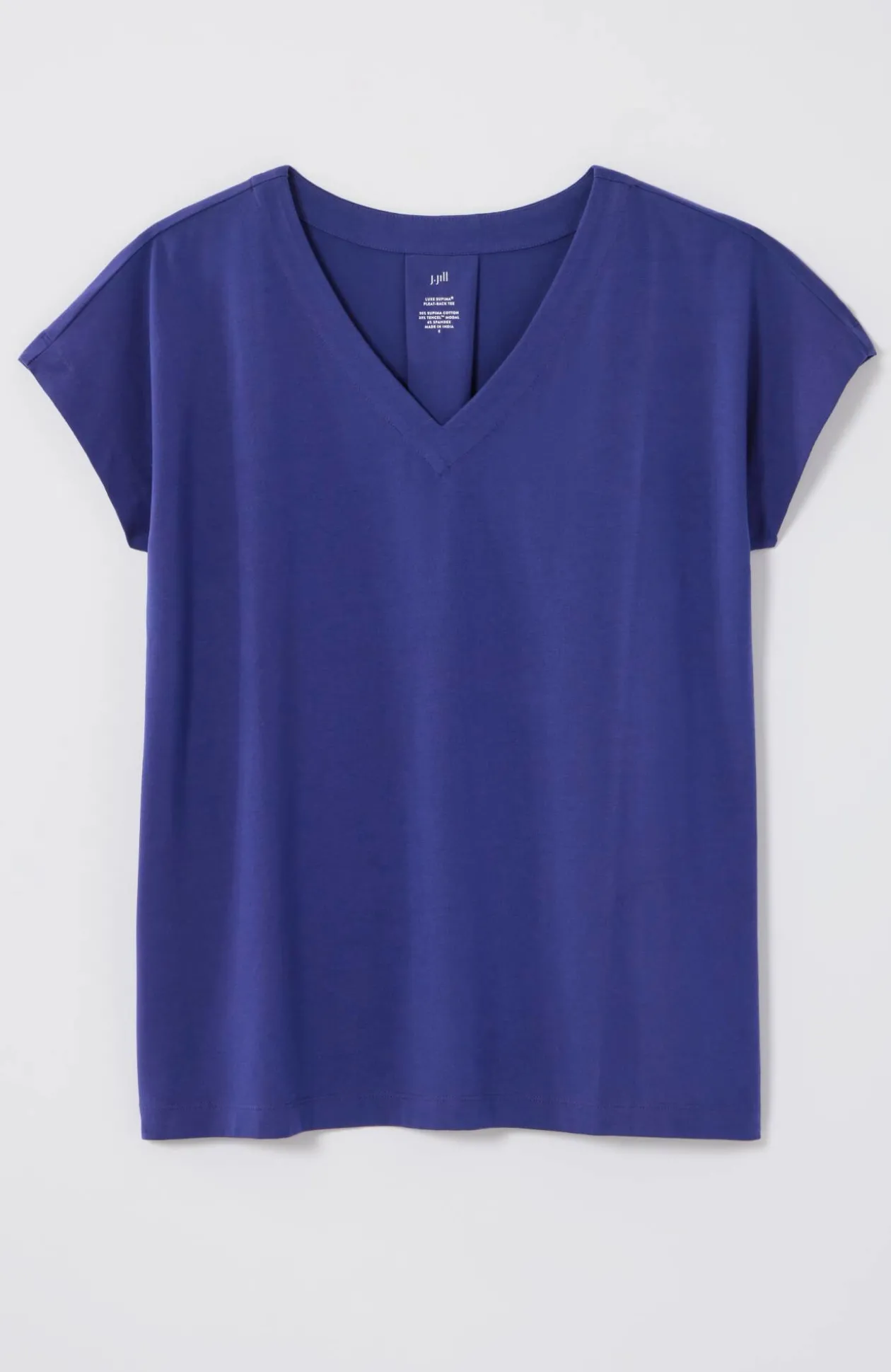 Luxe Supima® Pleat-Back Tee