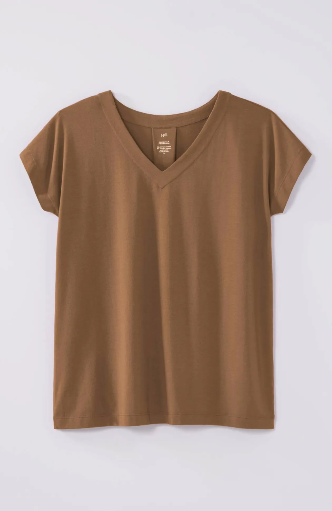 Luxe Supima® Pleat-Back Tee