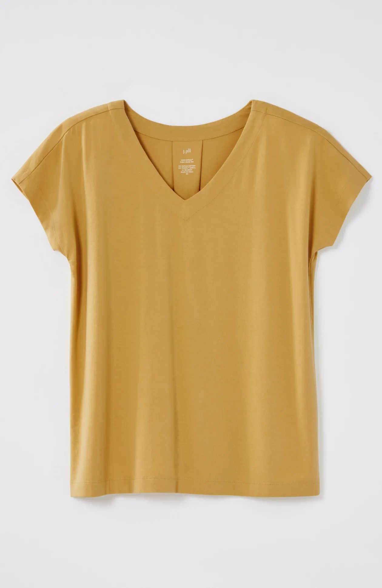Luxe Supima® Pleat-Back Tee
