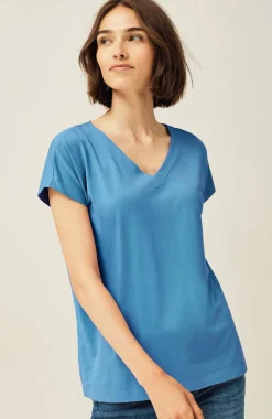 Luxe Supima® Pleat-Back Tee