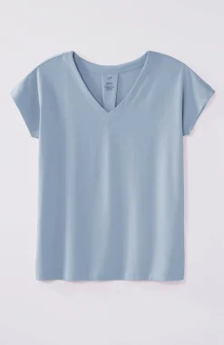 Luxe Supima® Pleat-Back Tee