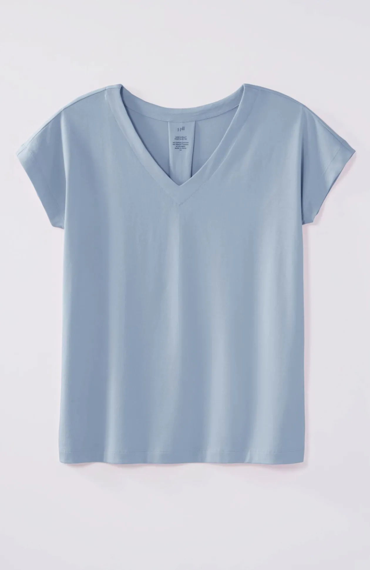 Luxe Supima® Pleat-Back Tee
