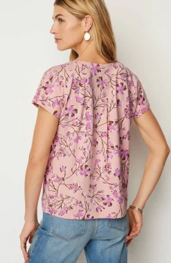 Luxe Supima® Pleat-Back Tee