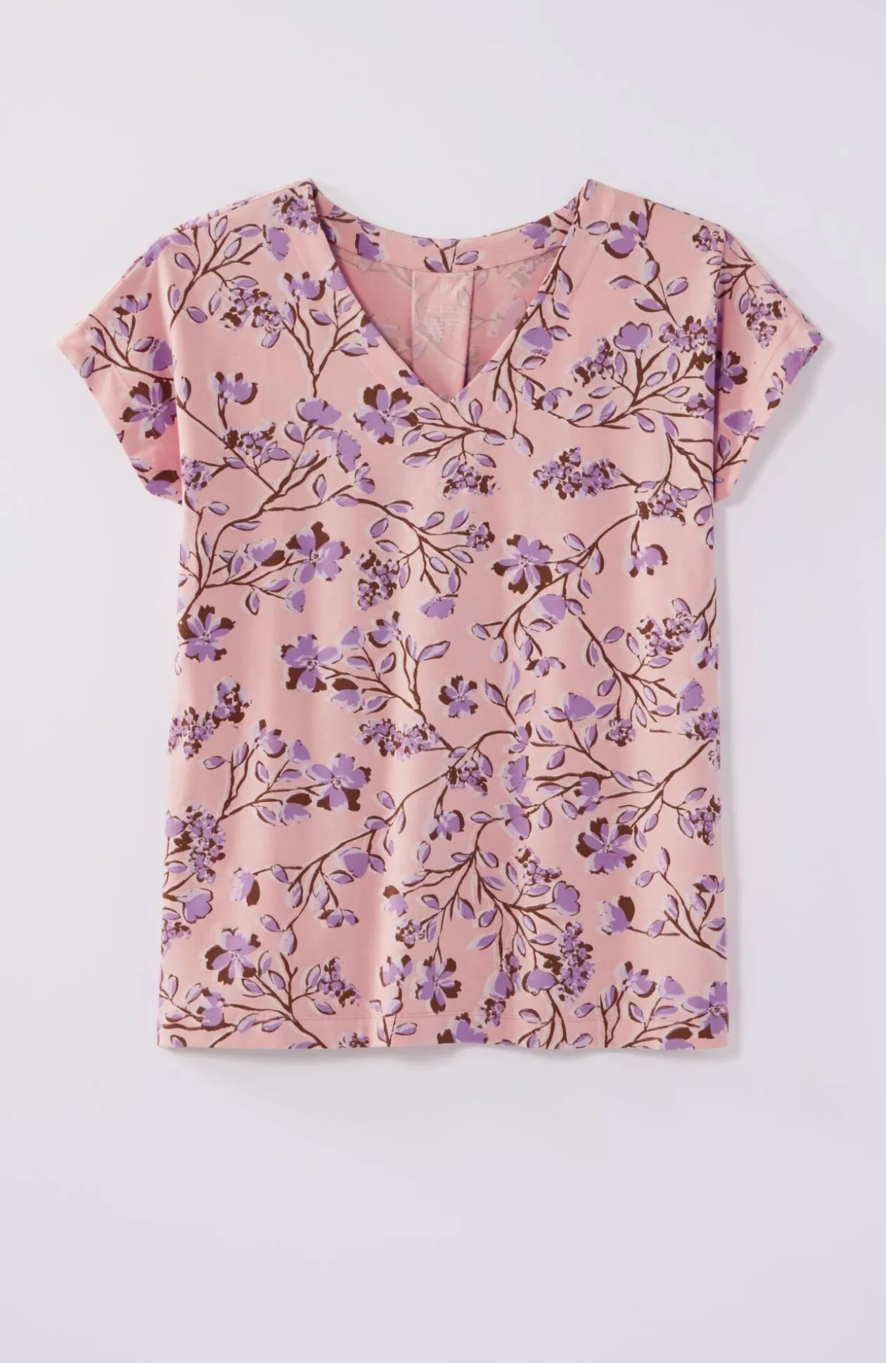 Luxe Supima® Pleat-Back Tee
