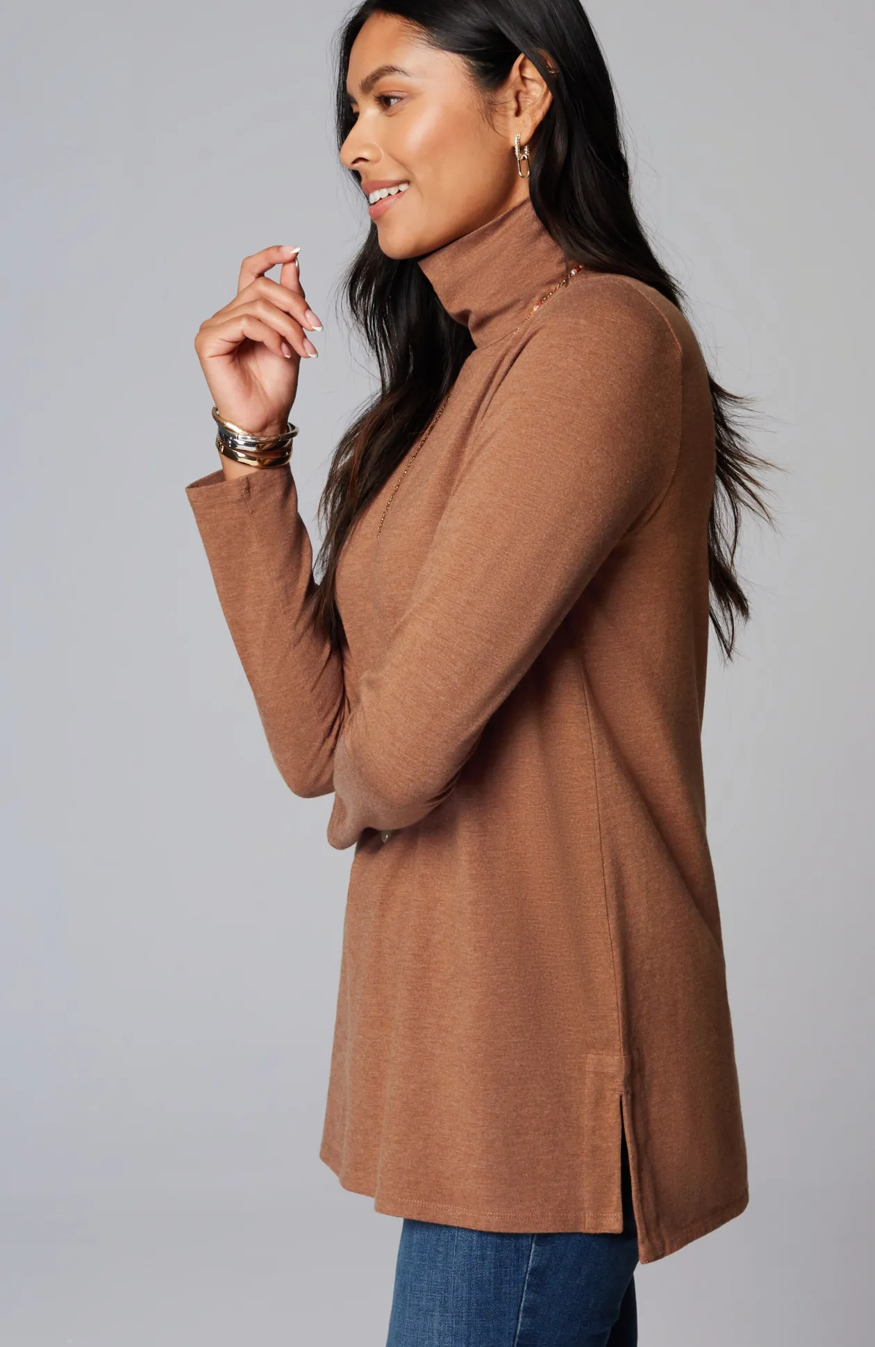 Luxe Supima® Turtleneck Tunic