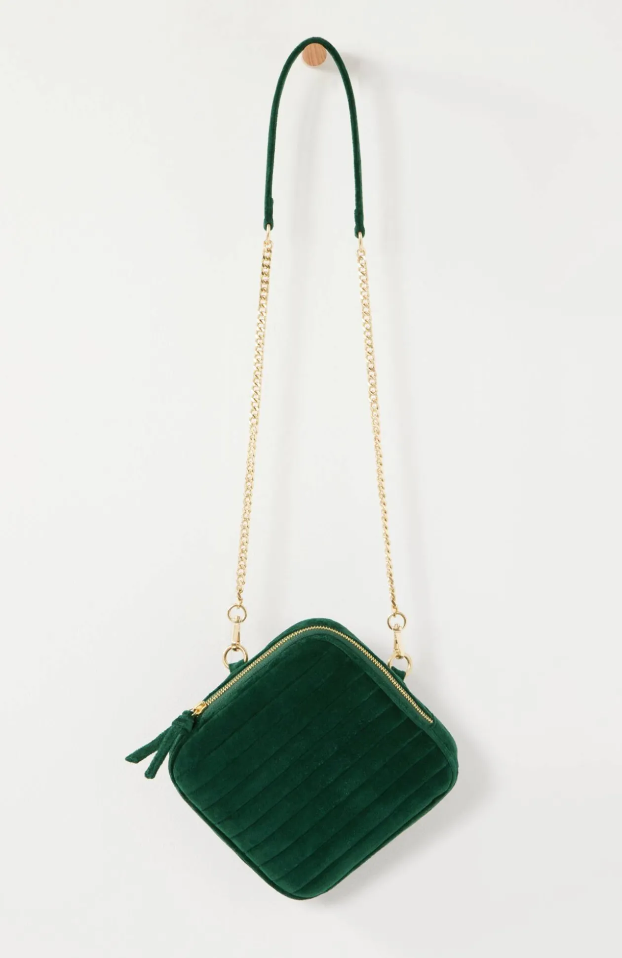 Luxe Velvet Quilted Purse