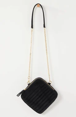 Luxe Velvet Quilted Purse
