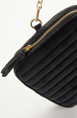 Luxe Velvet Quilted Purse