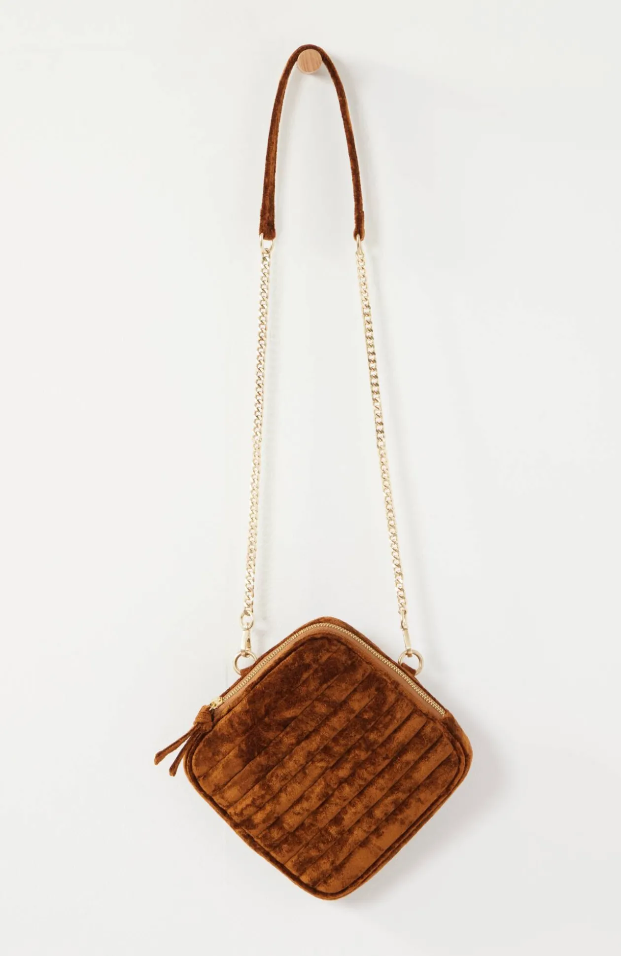 Luxe Velvet Quilted Purse