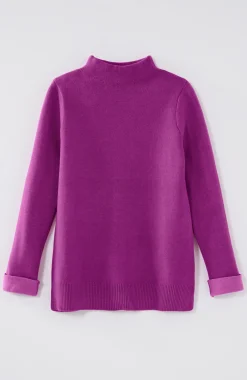 Majestic Funnel-Neck Sweater