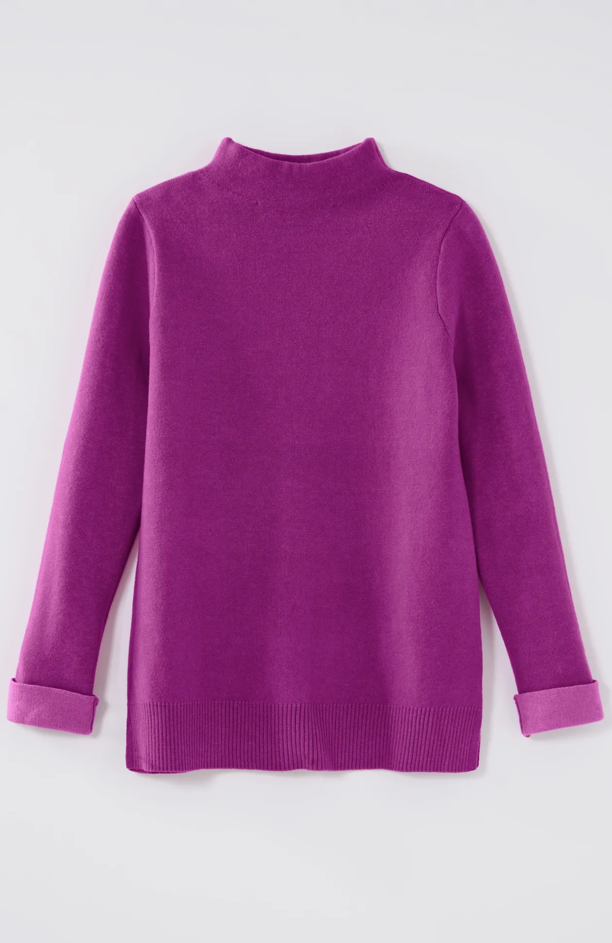 Majestic Funnel-Neck Sweater