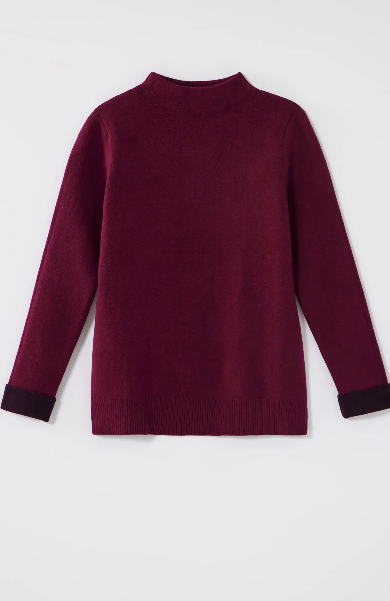 Majestic Funnel-Neck Sweater