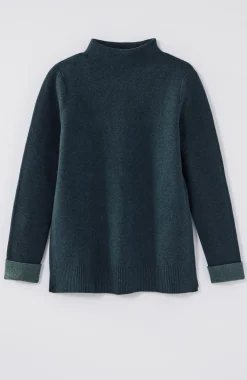 Majestic Funnel-Neck Sweater