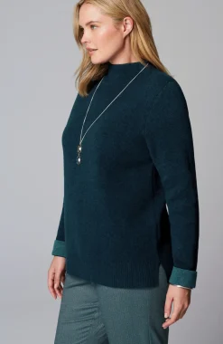 Majestic Funnel-Neck Sweater