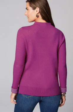 Majestic Funnel-Neck Sweater