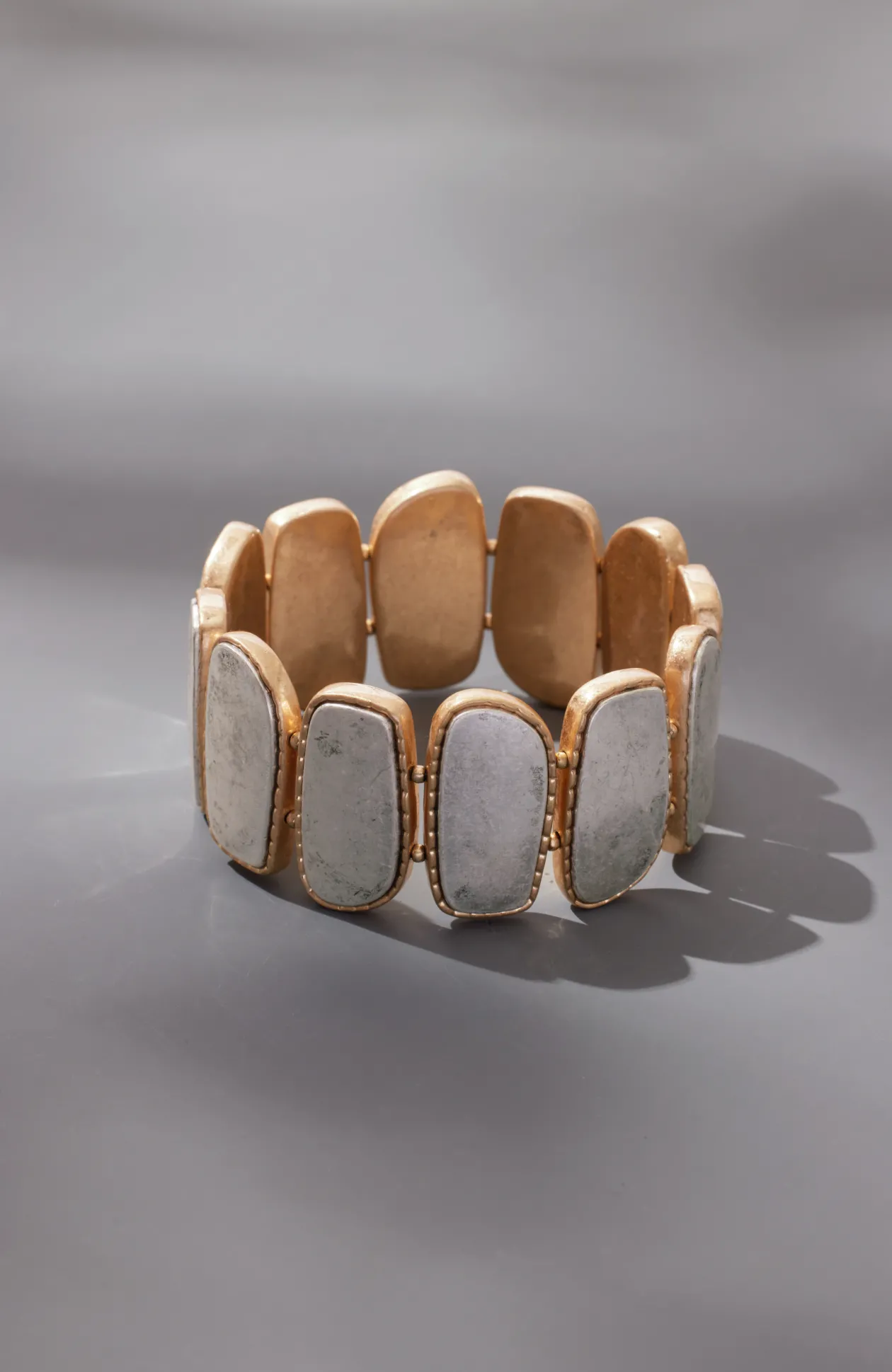 Mixed-Metal Reversible Bracelet