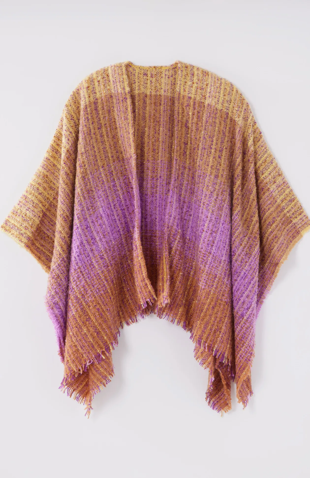 Ombré Tweed Ruana