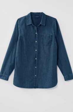 One-Pocket Button-Front Shirt