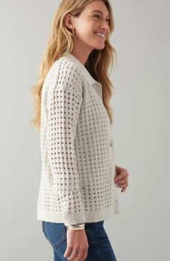 Open-Texture Cardi