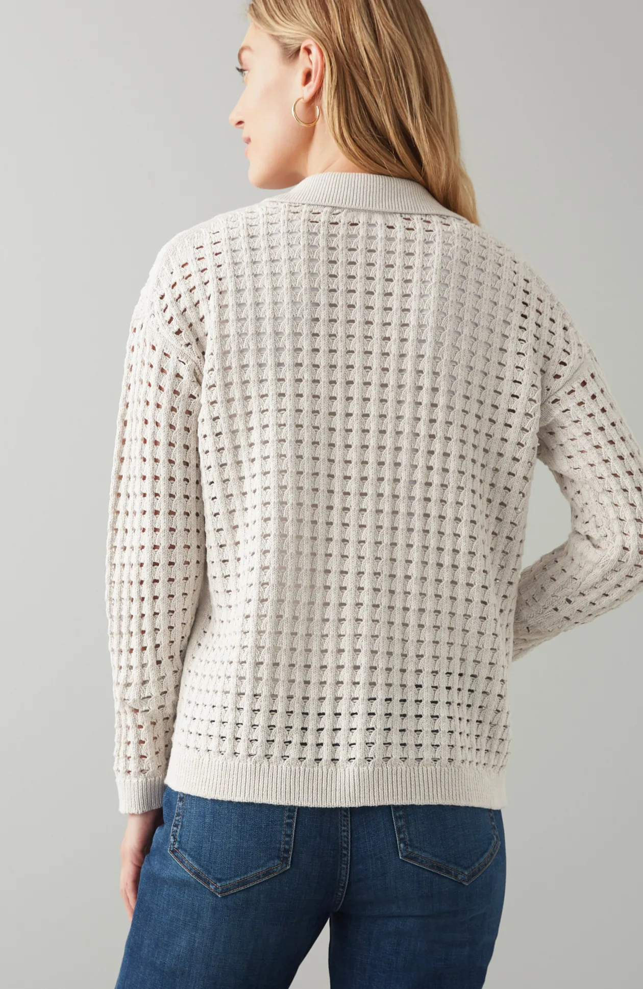Open-Texture Cardi