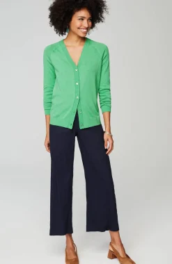 Organically Grown Cotton V-Neck Cardi
