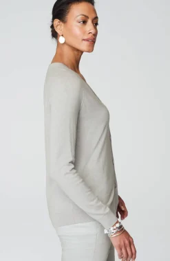 Organically Grown Cotton V-Neck Cardi