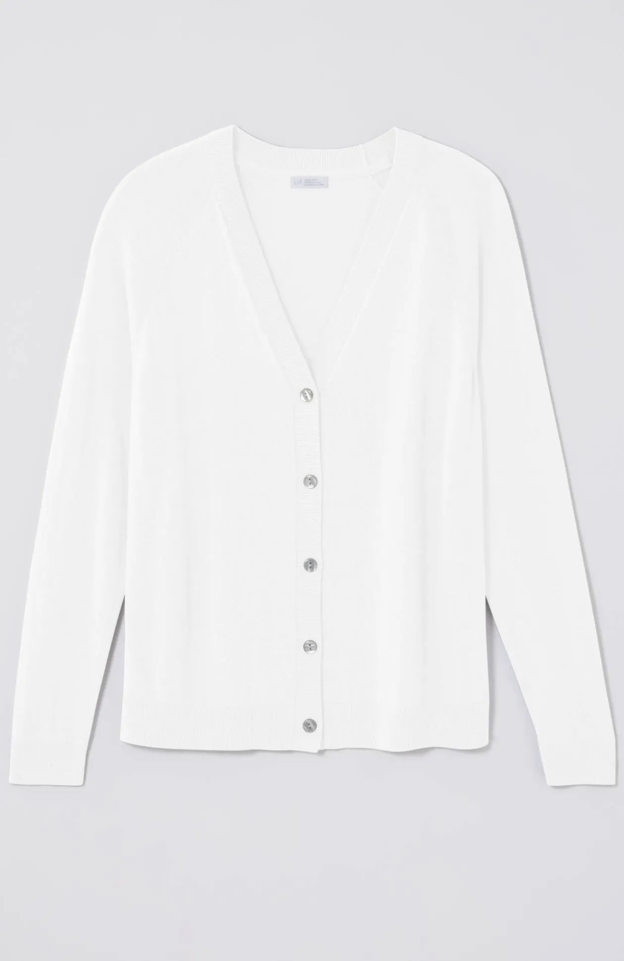 Organically Grown Cotton V-Neck Cardi