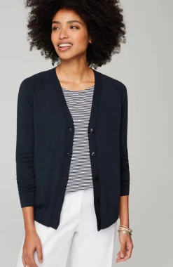 Organically Grown Cotton V-Neck Cardi