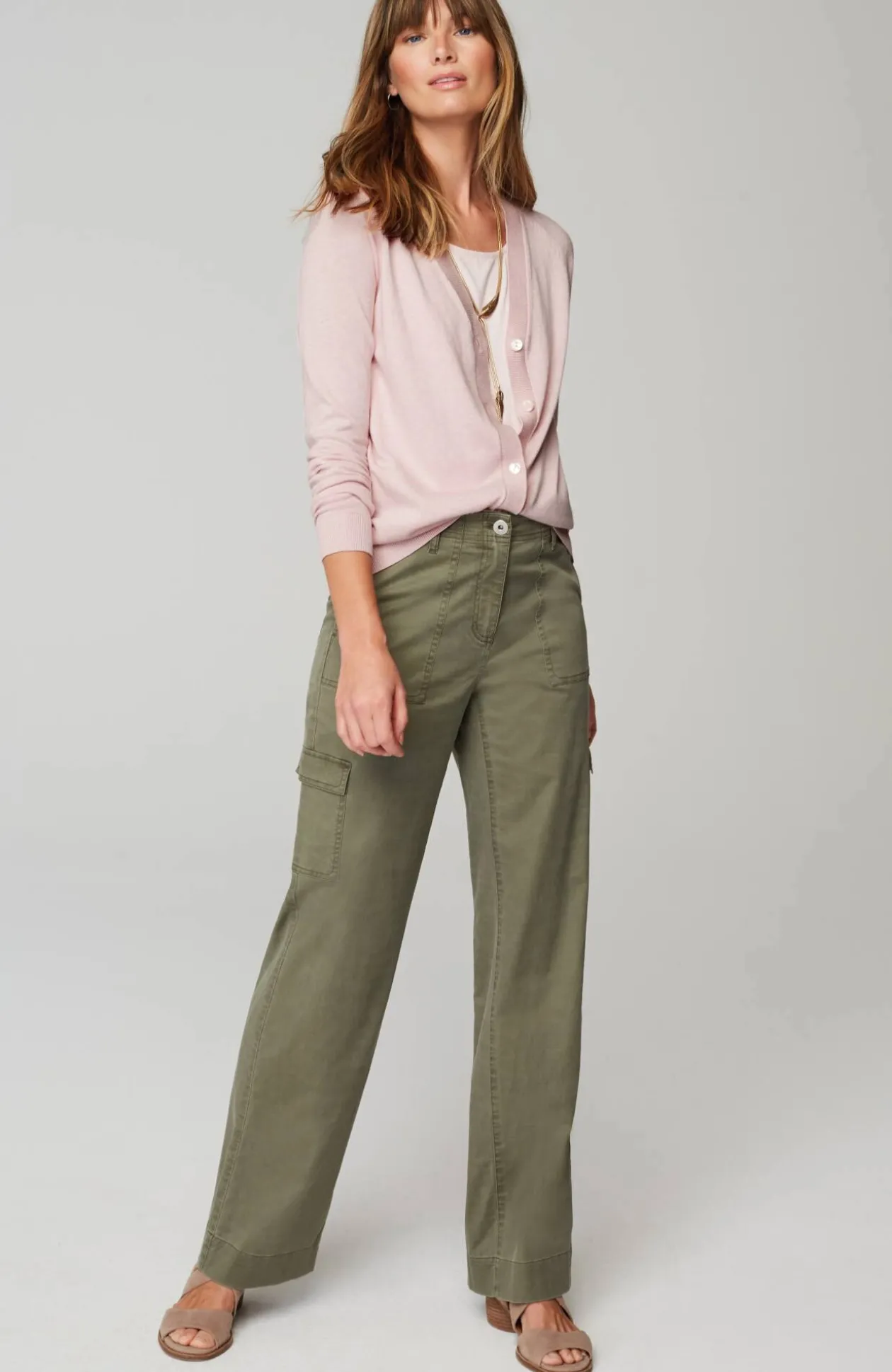 Organically Grown Cotton V-Neck Cardi