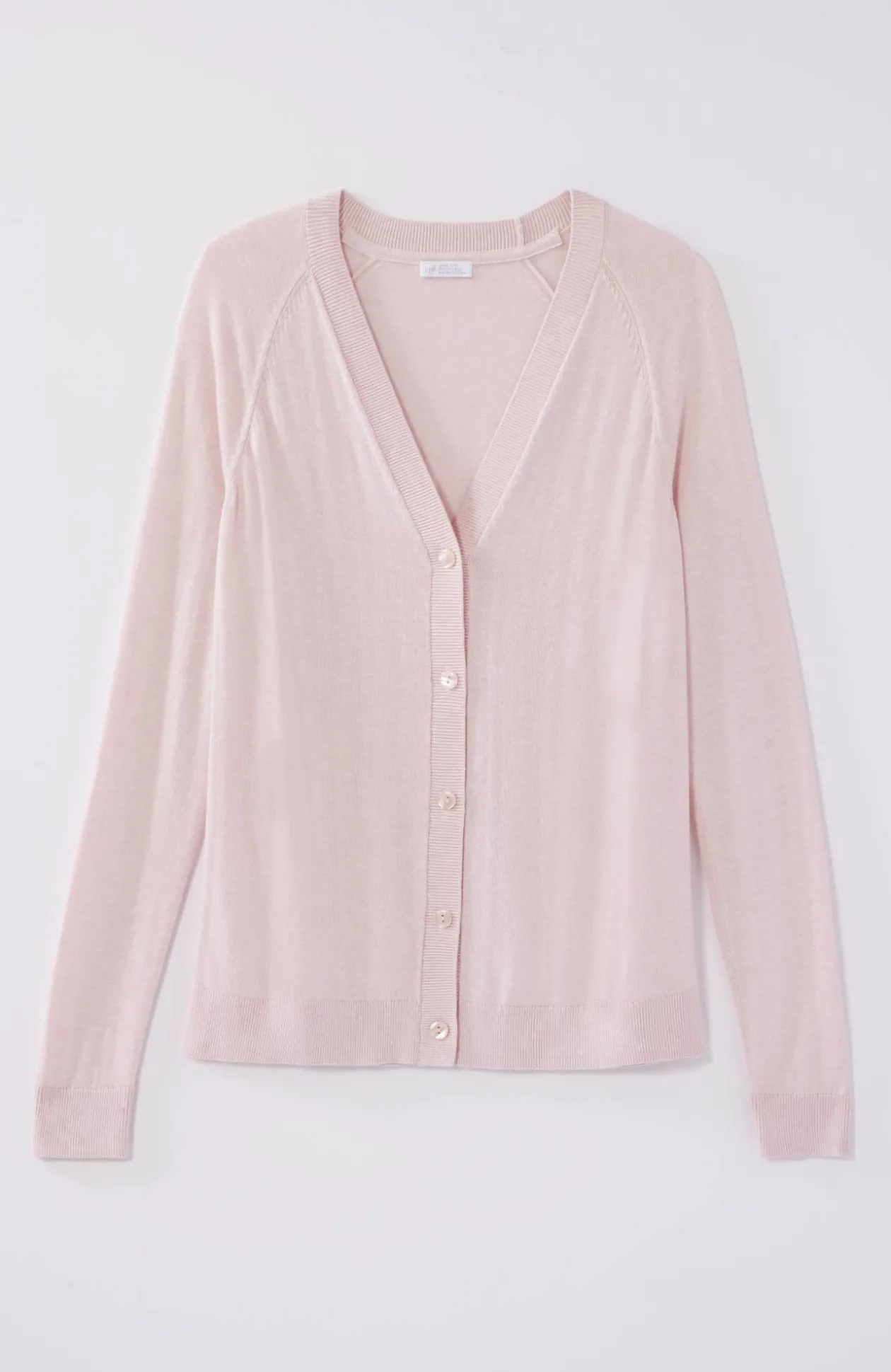Organically Grown Cotton V-Neck Cardi