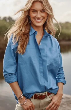 Oversized Poplin Tunic