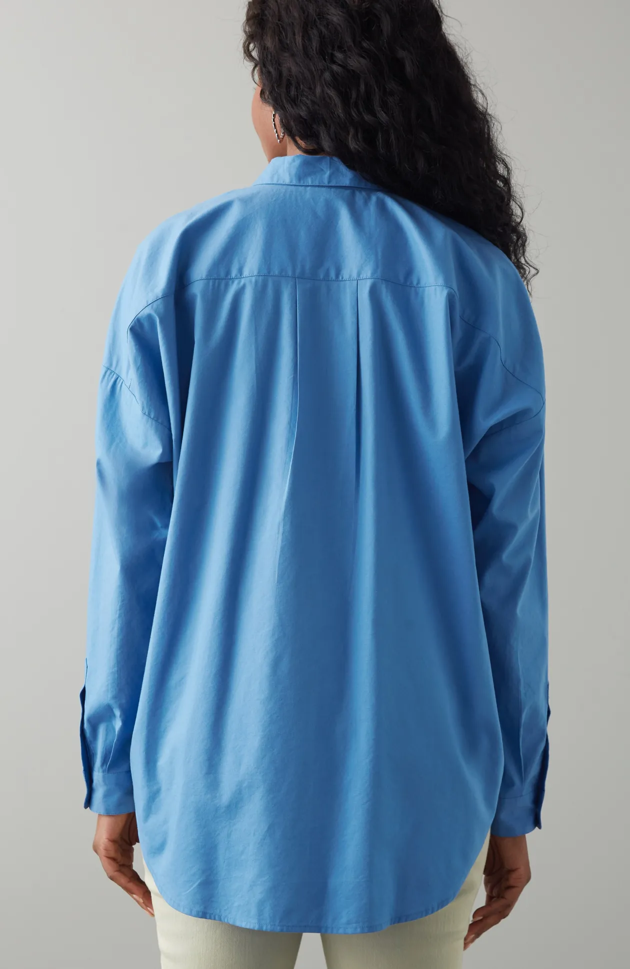 Oversized Poplin Tunic