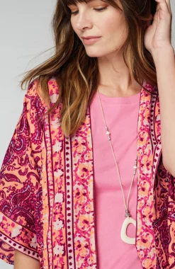 Painterly Paisley Ruana