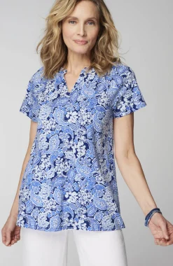 Paisley A-Line Top