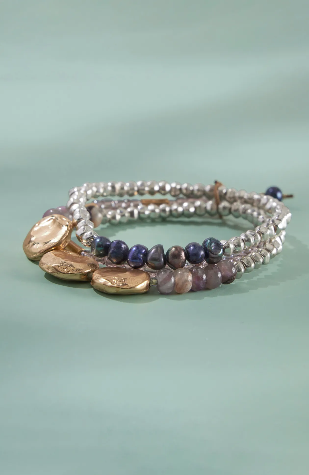 Peacock Pearl Bracelet