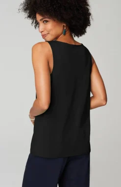 Pima-Stretch Knit Tank