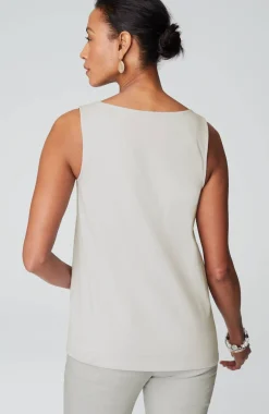 Pima-Stretch Knit Tank
