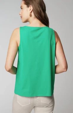 Pima-Stretch Knit Tank