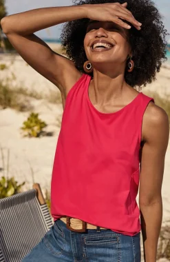Pima-Stretch Knit Tank