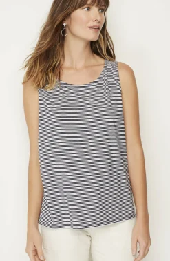 Pima-Stretch Knit Tank