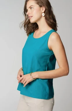Pima-Stretch Knit Tank