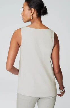 Pima-Stretch Knit Tank