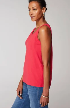 Pima-Stretch Knit Tank