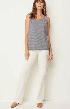Pima-Stretch Knit Tank
