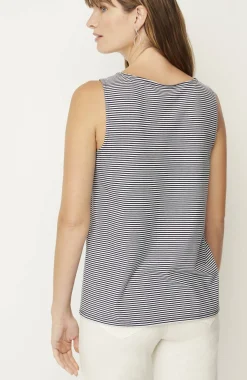 Pima-Stretch Knit Tank