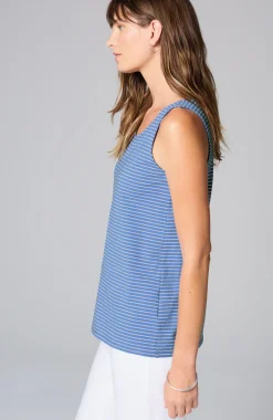 Pima-Stretch Knit Tank